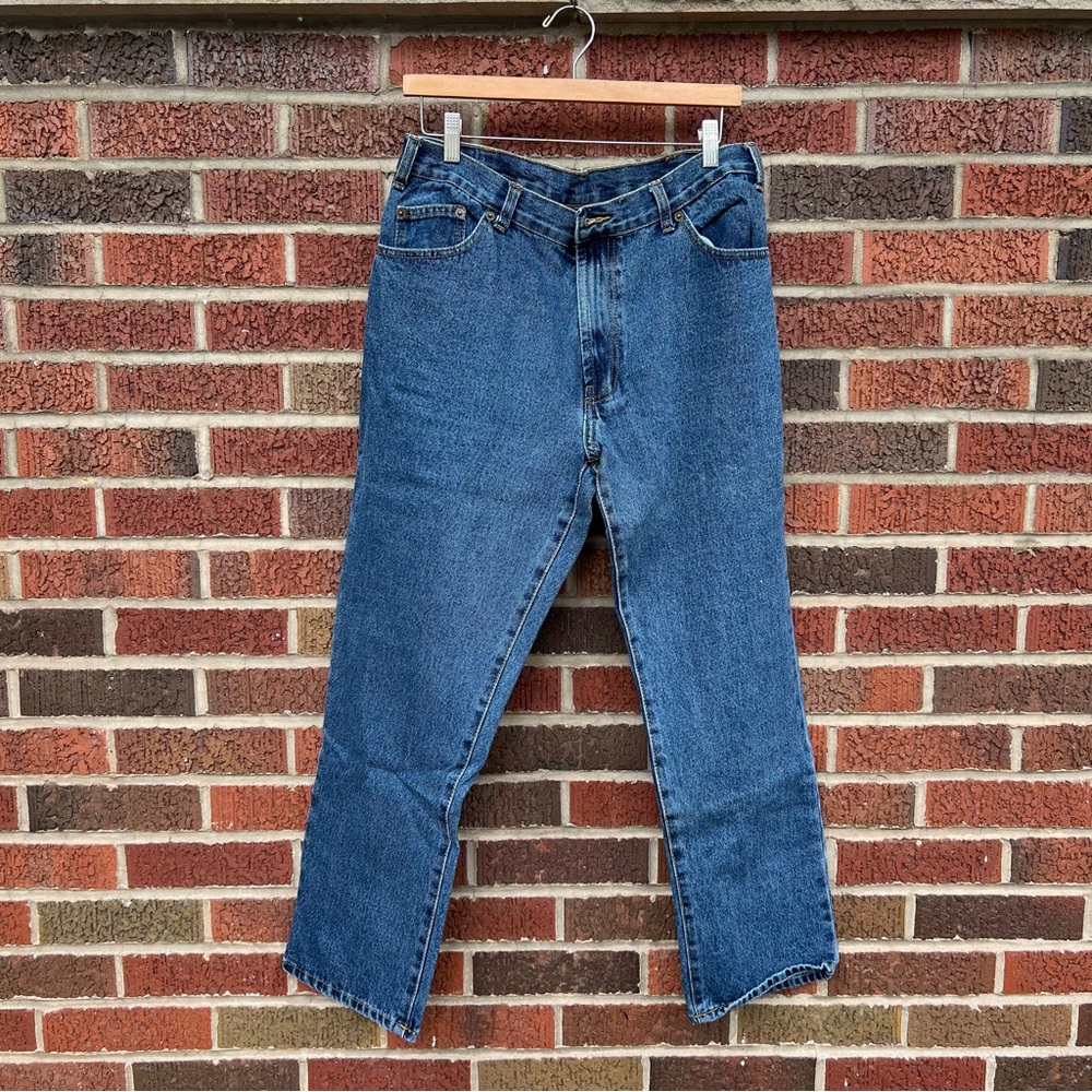 Dark Blue Men’s Straight Fit Denim Jeans